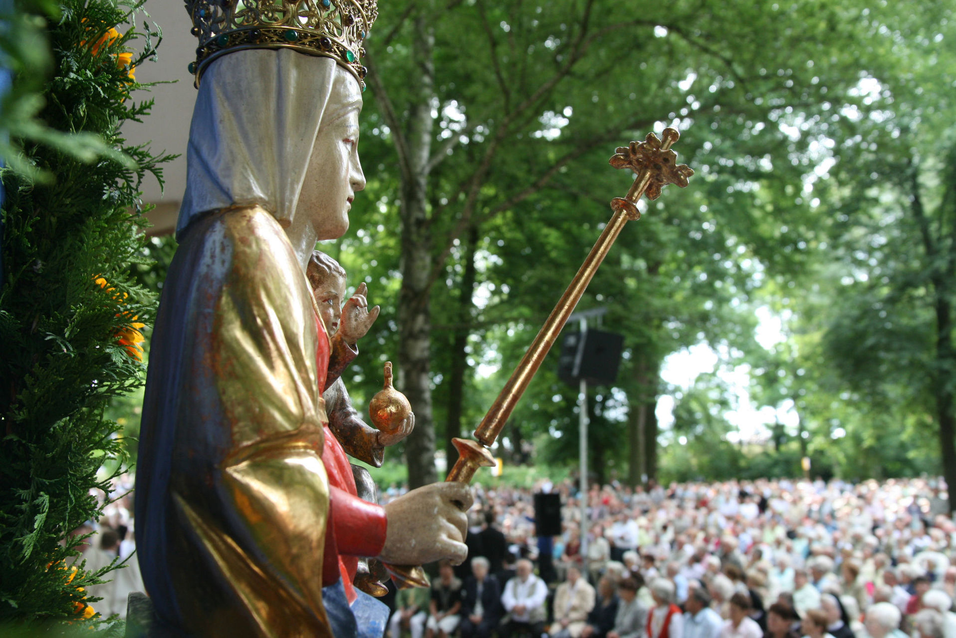 Archivfoto von der 330. Wallfahrt zu Maria in der Wiese im Jahr 2008.