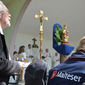 Bei der Marienwallfahrt 2017 übernahmen die Malteser den Fahrdienst.